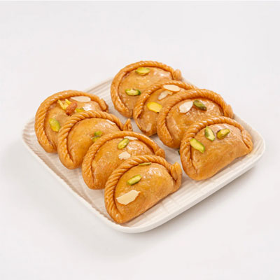 "Chandrakala Sweet - 1kg , Flower bunch - Click here to View more details about this Product